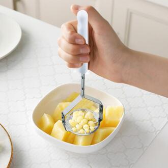 Aardappelpuree Stamper Aardappel Chip Fruit Modder Handleiding Fruit Rvs Modder Keuken Tool