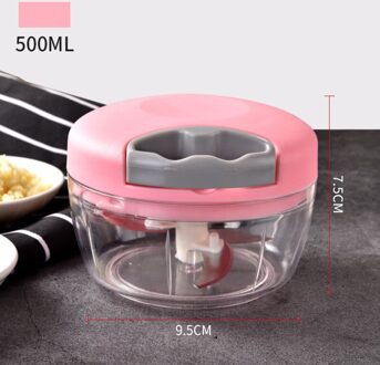 Aardappelstamper Ui Slicer Groente Fruit Chopper Cutter Knoflookpers Vlees Slijpmachines Keuken Bakken Accessoires Thuis Gadgets 500ML MPK
