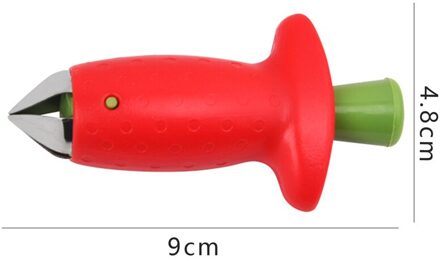 Aardbei Hullers Metalen Plastic Slicer Cutter Keuken Fruit Gadget Gereedschap Leaf Remover Knife Stem