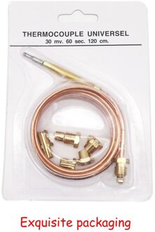 Aarde Ster 1200mm Gas Oven Universele Thermokoppel M6x0.75 Thermokoppel Vervanging Met Vijf Schroeven Prachtige Verpakking