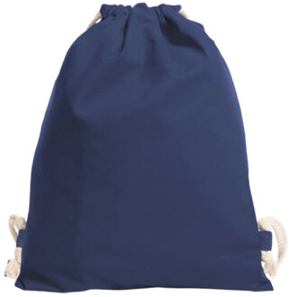 Aarde trekkoordtas Blauw - One size