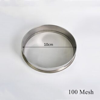 Aardewerk Gereedschap Rvs Zeef Filter Voor Keramische Klei Polymeer Schrapen Modelling Ambachten Glazuur Pigment Modder Filter 10cm 100Mesh