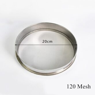 Aardewerk Gereedschap Rvs Zeef Filter Voor Keramische Klei Polymeer Schrapen Modelling Ambachten Glazuur Pigment Modder Filter 20cm 120Mesh