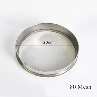 Aardewerk Gereedschap Rvs Zeef Filter Voor Keramische Klei Polymeer Schrapen Modelling Ambachten Glazuur Pigment Modder Filter 20cm 80Mesh