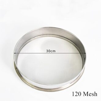 Aardewerk Gereedschap Rvs Zeef Filter Voor Keramische Klei Polymeer Schrapen Modelling Ambachten Glazuur Pigment Modder Filter 30cm 120Mesh