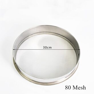 Aardewerk Gereedschap Rvs Zeef Filter Voor Keramische Klei Polymeer Schrapen Modelling Ambachten Glazuur Pigment Modder Filter 30cm 80Mesh