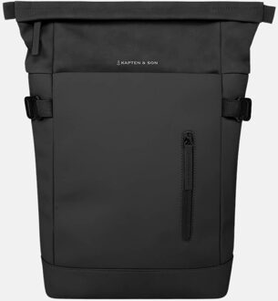 Aarhus Backpack all black backpack Zwart - H 44.5 x B 27 x D 14