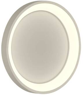 Aaron LED wandlamp, Ø38cm, zandkleurig, CCT, afstandsbediening