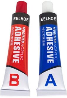 Ab Lijm Metaal Plastic Reparatie Sterke Bonding Kit Vullen Crack Home Apparaten Kalefateren Sneldrogende Acryl Structurele Lijm