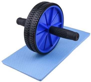 Ab Roller Wheel Workout Abdominale Machine Spier Oefening Apparatuur Ab Wiel Roller Voor Home Gym Fitness Body Building Trainer Blauw