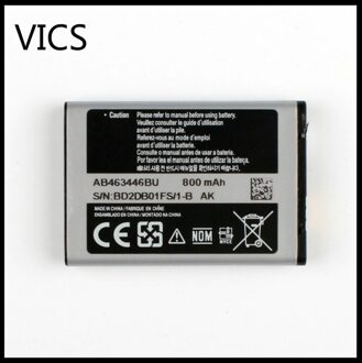 AB463446BU X208 Batterij Voor C3300K B189 B309 GT-C3520 E1228 GT-E2530 E339 GT-E2330 Batterij X208 AB553446BU AB043446BE