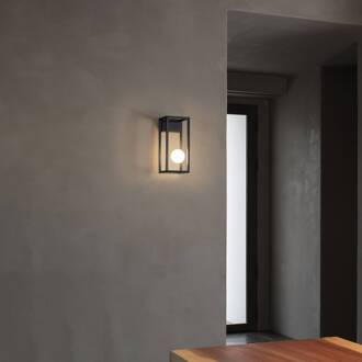 Abachina LED wandlamp 1-lamp IP44 zwart zwart, wit