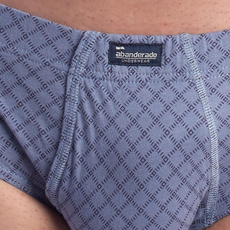 Abanderado 3er-Pack Herren-Slips mit Öffnung „Essential Print“ A0090 Blauw