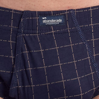 Abanderado 3er-Pack Herren-Slips mit Öffnung „Essential Print“ A0090 Blauw