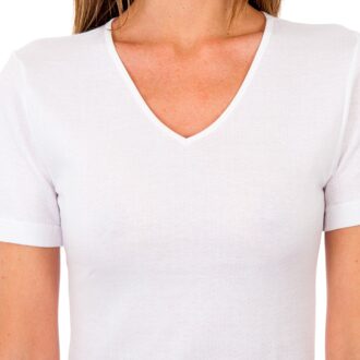 Abanderado Dames-T-shirt met korte mouwen en thermoregulerende eigenschappen P04AN - maat M Wit