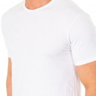 Abanderado Heren-T-shirt met korte mouwen en ronde hals A0DGP. Dagelijks comfort en stijl. Wit - XL