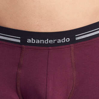 Abanderado Herren-Boxershorts aus elastischer Baumwolle mit extra weichem Bund A077I Bordeaux - XL