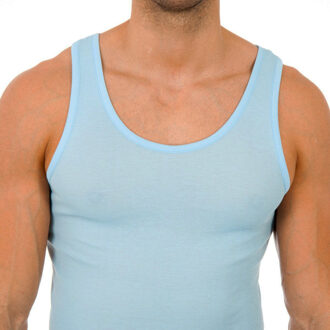 Abanderado Klassiek T-shirt met brede riem 0980 man Blauw