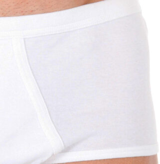 Abanderado Klassieke slip met zijopening 0335 man Wit - EU 48