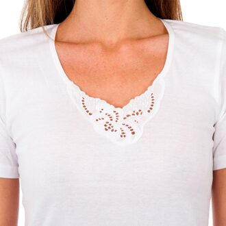 Abanderado Milan t-shirt korte mouwen 4756 dames Wit - L