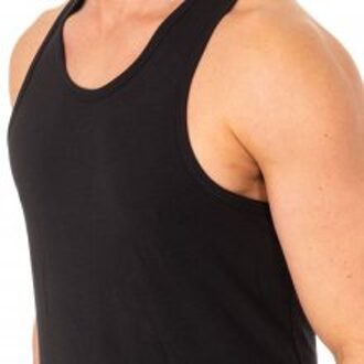 Abanderado T-shirt met brede band en ronde hals voor heren A0DGN. Comfort en perfecte pasvorm. - maat XL Zwart