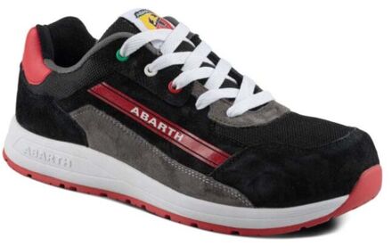 Abarth 595 HRO - Werkschoenen - Zwart/Rood - 38 - S3