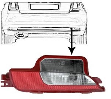 Abarth Achteruitrijlicht 1614930