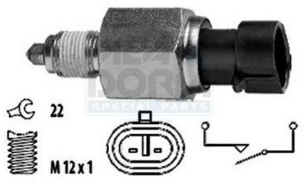 Abarth Achteruitrijschakelaar 36033