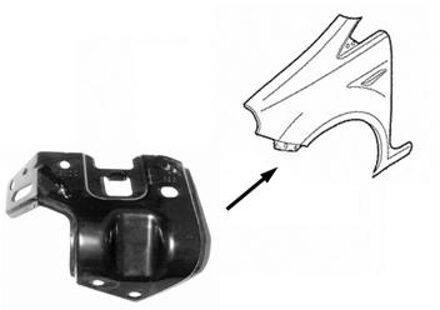 Abarth Bevestiging Spatbord Links Voor 1624671