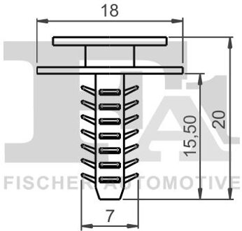 Abarth Clip, sier- /beschermingslijst 33400095