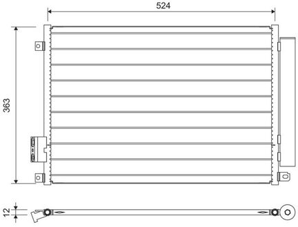 Abarth Condensor, airconditioning 814155