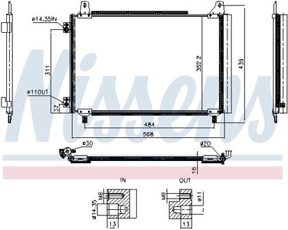 Abarth Condensor, airconditioning ** FIRST FIT ** 941243