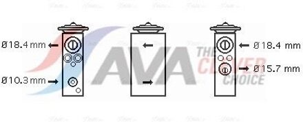 Abarth Expansieventiel, airconditioning FT1305