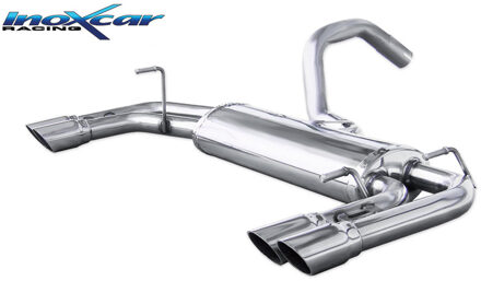 Abarth InoxCar uitlaat passend voor Abarth 595 160pk 2012- 2x60mm Racing IXFICQ14D60