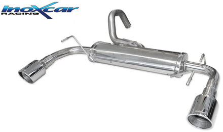 Abarth InoxCar uitlaat passend voor Abarth 695 180pk 2009- 1x100mm X-Race IXFICQ10XR10