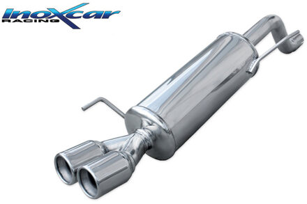 Abarth InoxCar uitlaat passend voor Fiat Punto EVO 1.4 Turbo MultiAir 165pk 2010- 2x80mm IXFIPN3280D