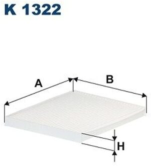 Abarth Interieurfilter K1322