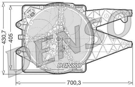 Abarth Koelventilator DER01020