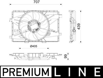 Abarth Koelventilatorwiel CFF664000P