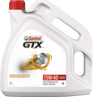 Abarth Motorolie Castrol GTX 15W40 A3/B3 4L 15809F