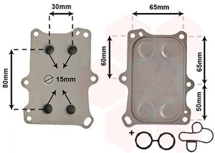 Abarth oliekoeler 17013706