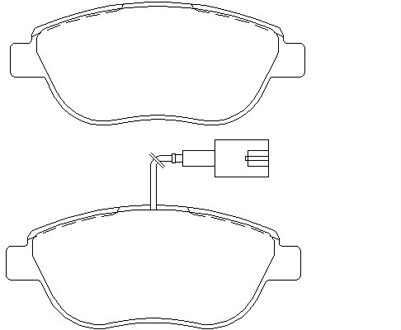 Abarth Remblokken set 2370802
