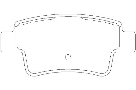 Abarth Remblokken set 2434901