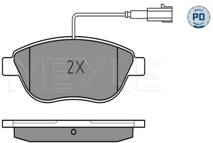 Abarth Remblokkenset, schijfrem 0252370918PD