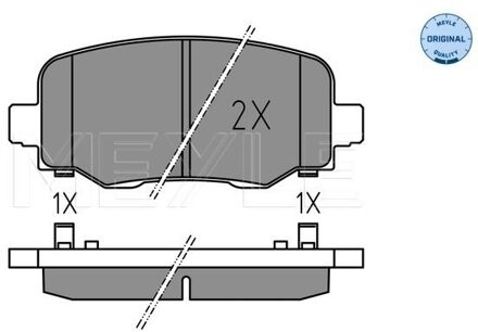 Abarth Remblokkenset, schijfrem 0252573318