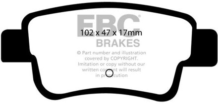 Abarth Remblokkenset, schijfrem DP1599