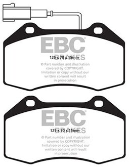 Abarth Remblokkenset, schijfrem DPX2021