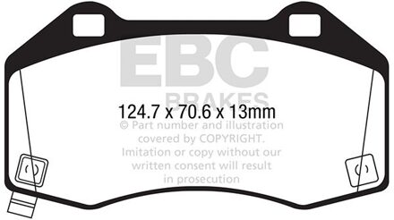 Abarth Remblokkenset, schijfrem DPX2286