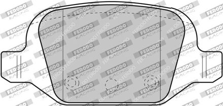 Abarth Remblokkenset, schijfrem FCP1324H