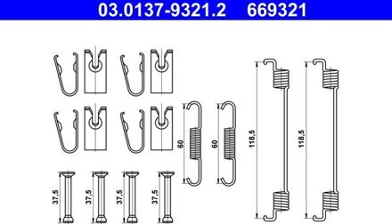Abarth Toebehoren, remschoen 03013793212